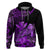 Custom Hawaii Monk Seal Hoodie Polynesian Kakau With Kanaka Purple LT14 - Polynesian Pride