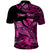 Custom Hawaii Monk Seal Polo Shirt Polynesian Kakau With Kanaka Pink LT14 - Polynesian Pride