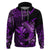 Custom Hawaii Hammerhead Shark Hoodie Polynesian Kakau With Kanaka Purple LT14 - Polynesian Pride