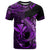 Custom Hawaii Hammerhead Shark T Shirt Polynesian Kakau With Kanaka Purple LT14 Purple - Polynesian Pride