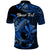 Custom Hawaii Hammerhead Shark Polo Shirt Polynesian Kakau With Kanaka Blue LT14 - Polynesian Pride