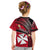 (Custom Personalised) Wallis And Futuna Kid T Shirt Plumeria Flowers With Red Polynesian Pattern LT14 - Polynesian Pride