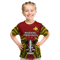 Papua New Guinea Kid T Shirt Madang Province Mix Coat Of Arms Polynesian Art LT14 - Polynesian Pride
