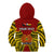 (Custom Personalised) Papua New Guinea Kid Hoodie Madang Province Mix Coat Of Arms Polynesian Art LT14 - Polynesian Pride