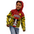 (Custom Personalised) Papua New Guinea Kid Hoodie Madang Province Mix Coat Of Arms Polynesian Art LT14 - Polynesian Pride