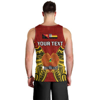 (Custom Personalised) Papua New Guinea Men Tank Top Madang Province Mix Coat Of Arms Polynesian Art LT14 - Polynesian Pride