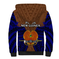 Papua New Guinea Sherpa Hoodie Manus Province Mix Coat Of Arms Polynesian Art LT14 - Polynesian Pride