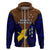 Custom Papua New Guinea Hoodie Manus Province Mix Coat of Arms Polynesian Art LT14 - Polynesian Pride