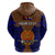 Custom Papua New Guinea Hoodie Manus Province Mix Coat of Arms Polynesian Art LT14 - Polynesian Pride