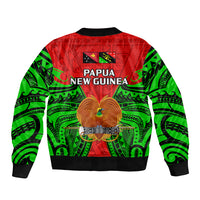 Papua New Guinea Bomber Jacket Southern Highlands Province Mix Coat Of Arms Polynesian Art LT14 - Polynesian Pride