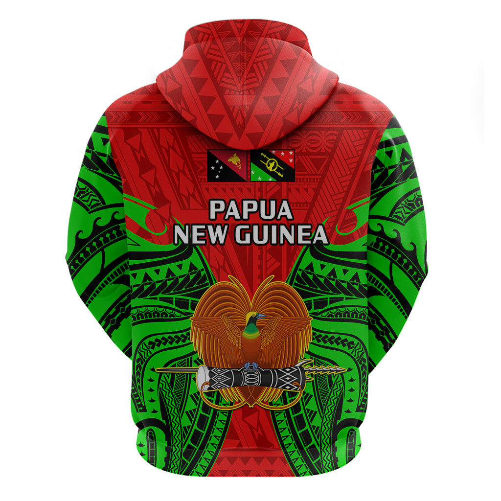 Papua New Guinea Hoodie Southern Highlands Province Mix Coat of Arms Polynesian Art LT14 - Polynesian Pride