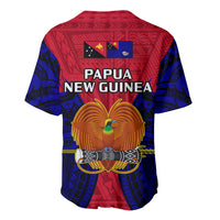 Papua New Guinea Baseball Jersey West New Britain Province Mix Coat Of Arms Polynesian Art LT14 - Polynesian Pride