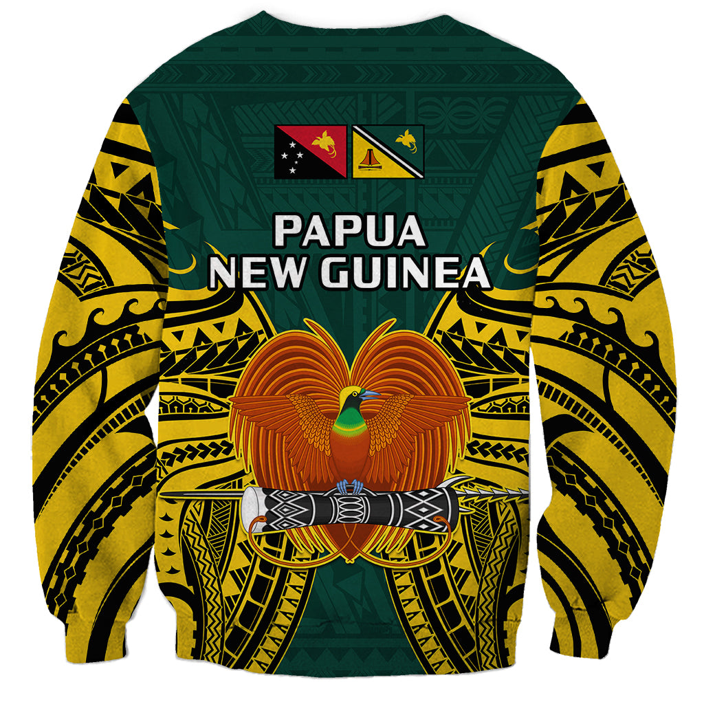 Papua New Guinea Sweatshirt Jiwaka Province Mix Coat Of Arms Polynesian Art LT14 - Polynesian Pride