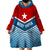 West Papua Wearable Blanket Hoodie Coat Of Arms And Morning Star Flag LT14 - Polynesian Pride