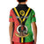 (Custom Personalised) Vanuatu Kid Polo Shirt Kava Bowl Mix Sand Drawing Flag Style LT14 - Polynesian Pride