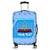 (Custom Personalised) Tonga Lavengamalie College Luggage Covers Simplified Version LT8 Blue - Polynesian Pride