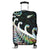 New Zealand Rugby Maori Luggage Cover Silver Fern Koru Vibes - Paua Shell LT8 Green - Polynesian Pride