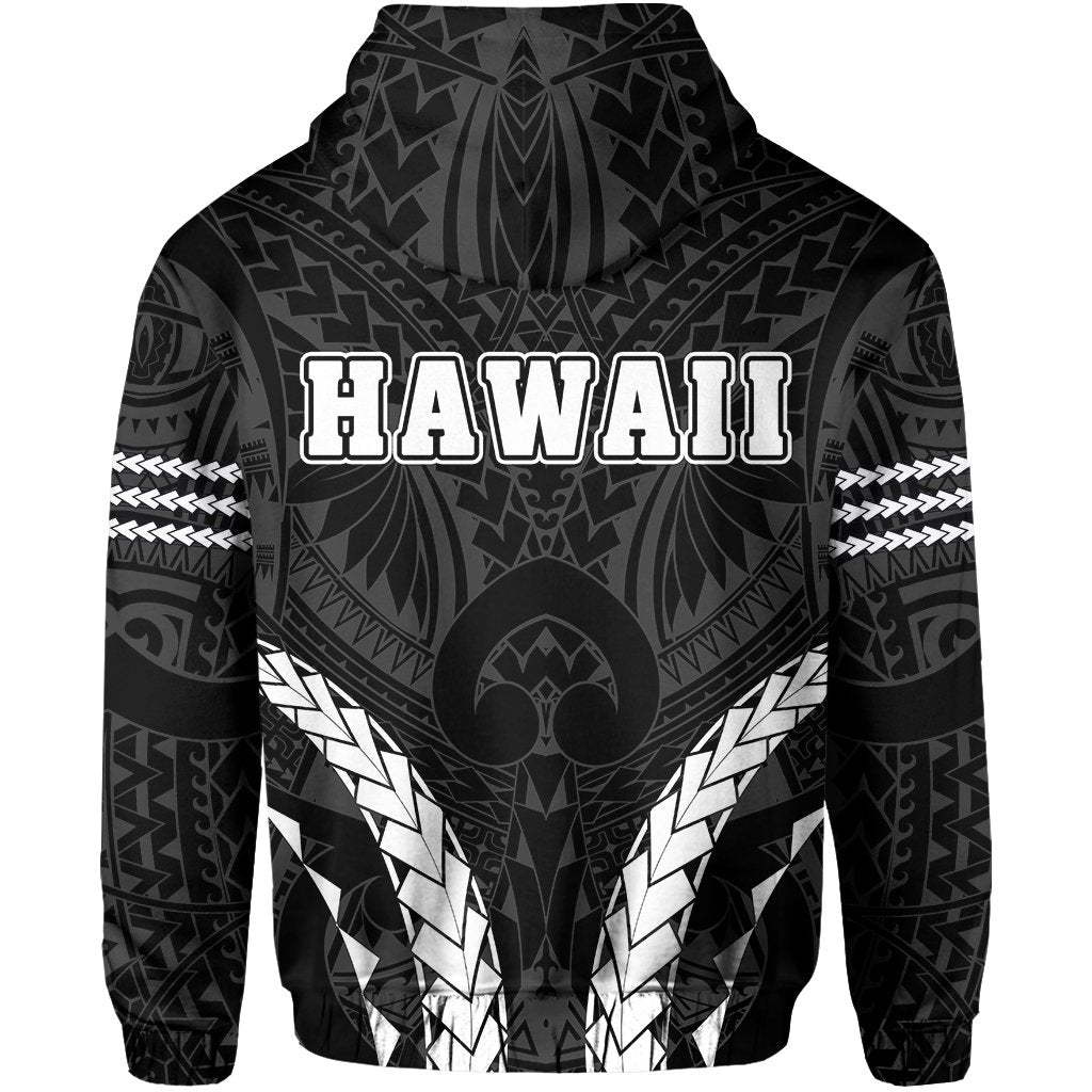 Polynesian Kakau Seal of Hawaii Hoodie Sport Style Version 2.0 - Polynesian Pride