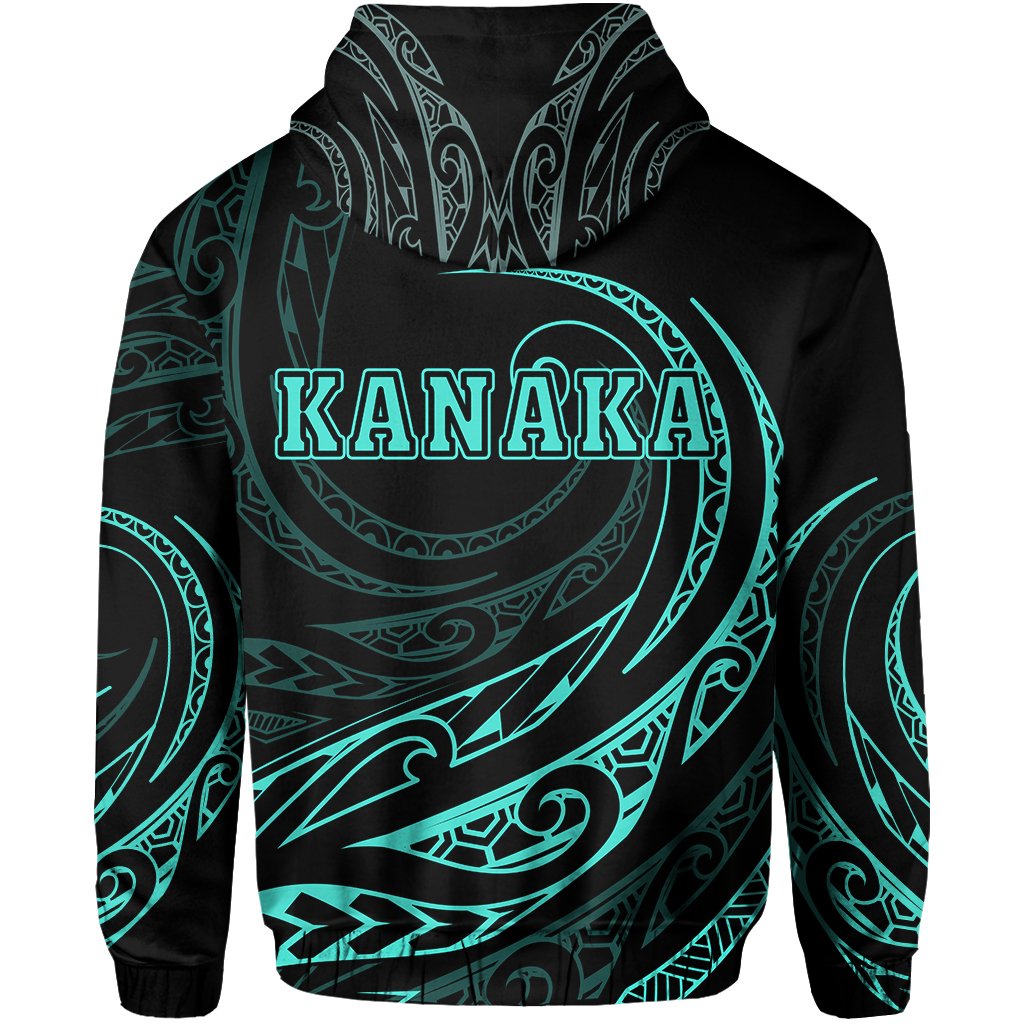 Kanaka Hoodie Frida Style Turquoise - Polynesian Pride