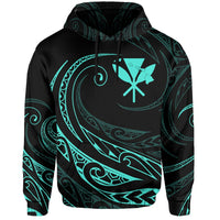 Kanaka Hoodie Frida Style Turquoise - Polynesian Pride