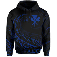Kanaka Hoodie Frida Style Blue - Polynesian Pride