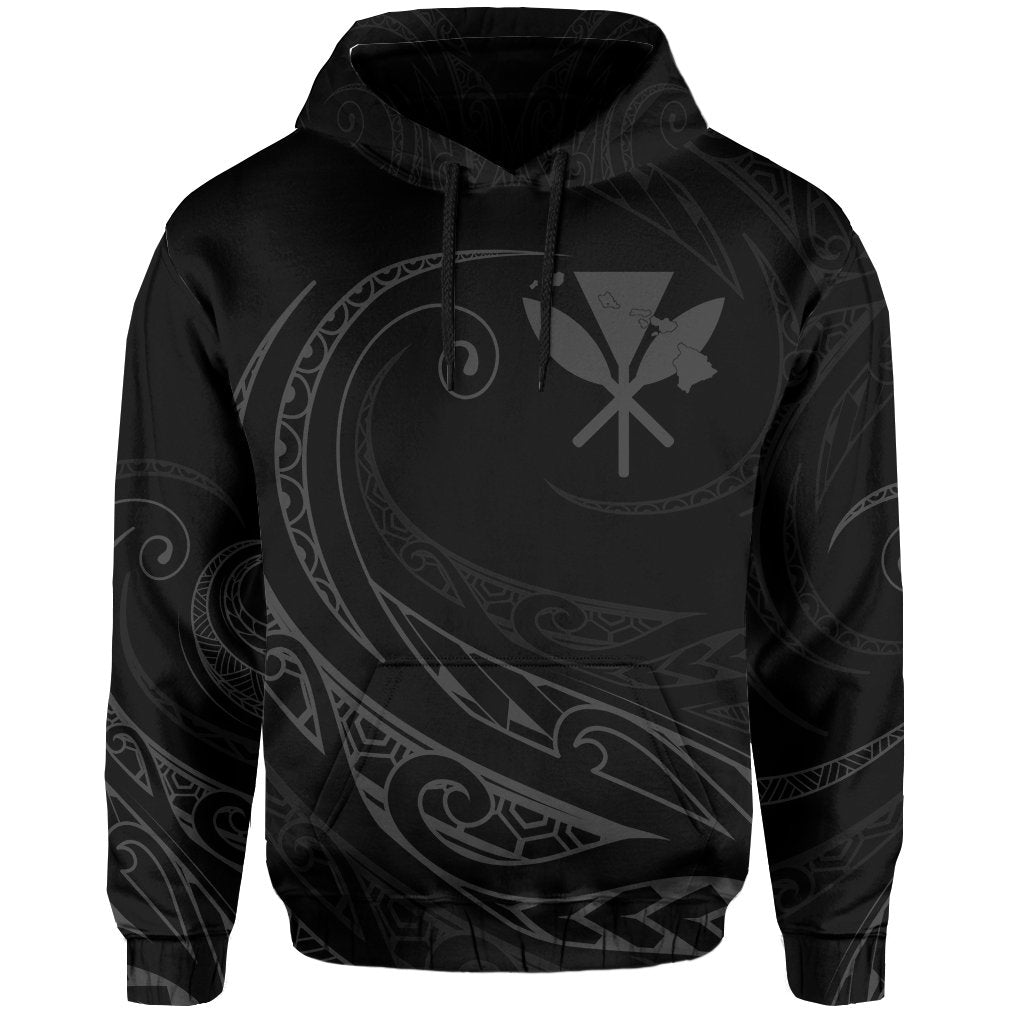 Kanaka Hoodie Frida Style Gray - Polynesian Pride