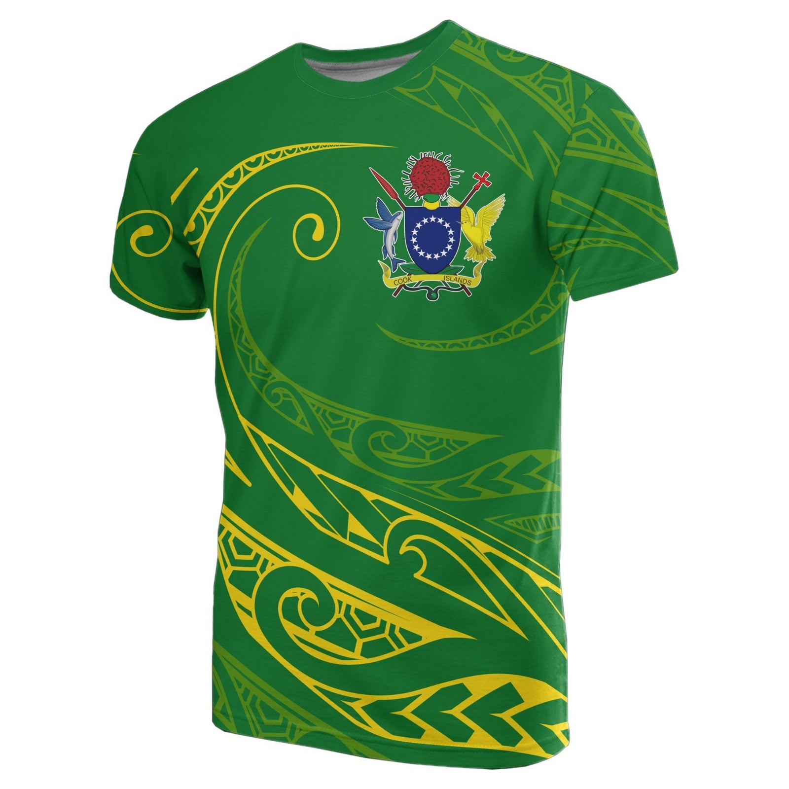 Cook islands T Shirt Frida Style Unisex Black - Polynesian Pride