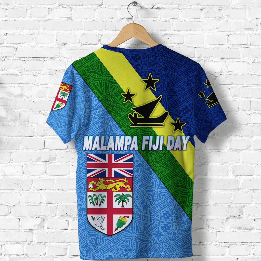 Vanuatu Malampa and Fiji Day T Shirt Simple Style LT8 - Polynesian Pride