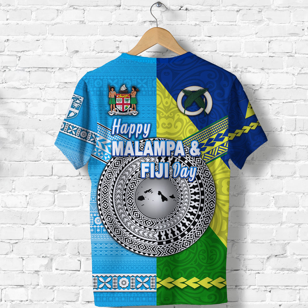 Happy Vanuatu Malampa Province and Fiji Day T Shirt Together LT8 - Polynesian Pride