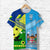 Custom Vanuatu Malampa Province and Fiji T Shirt Together, Custom Text and Number LT8 - Polynesian Pride