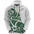 Maori Protection Tattoo Zip Hoodie Unisex White - Polynesian Pride