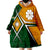 Marshall Islands - Marshall Islands Flag with Polynesian Patterns Green Wearable Blanket Hoodie LT9 - Polynesian Pride