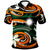 Marshall Islands Polo Vortex Style Unisex Orange - Polynesian Pride