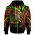 Marshall Islands Zip Hoodie Reggae Color Cross Style Unisex Black - Polynesian Pride