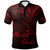 Marshall Islands Polo Shirt Red Color Cross Style Unisex Black - Polynesian Pride