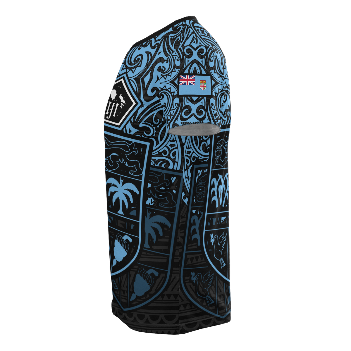 Fiji Pride T Shirt Fiji Flag Polynesian Tattoo - Polynesian Pride