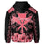 Custom Kanaka Turtle Hibiscus Hoodie Black Pink - Polynesian Pride