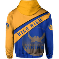 Hawaii Blue Football Jersey Hoodie (zip up) - Polynesian Pride