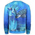 Hawaii Blue Turtle Paradise Sweatshirt - Breath Ocean - AH - Polynesian Pride