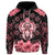 Custom Kanaka Turtle Hibiscus Hoodie Black Pink - Polynesian Pride