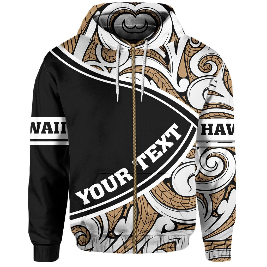 Personalized Hawaii Polynesian Hoodie (Zip up) Loge Style - Polynesian Pride