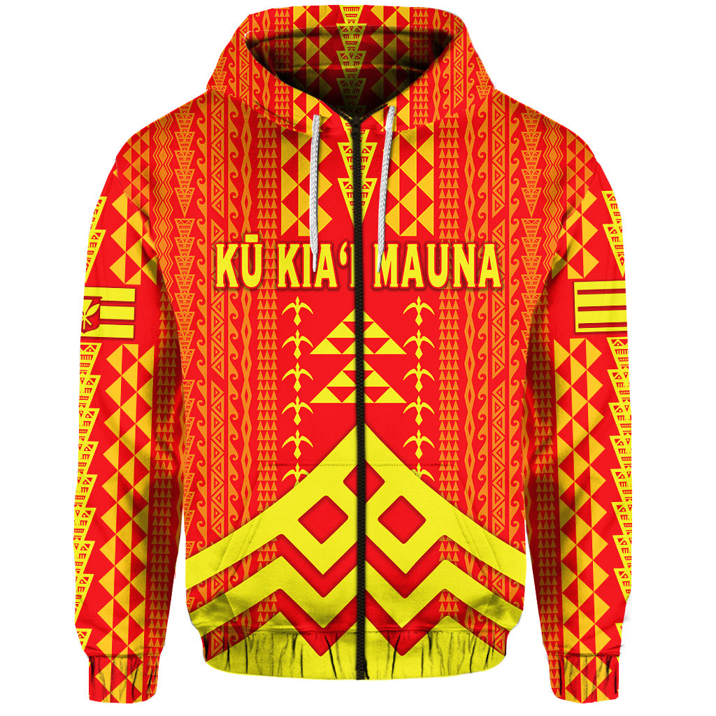 Hawaii Ku Kiai Mauna Zip Hoodie We Are Mauna Kea Unique Vibes LT8 - Polynesian Pride