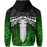 New Zealand Maori Zip up Hoodie, Poutama Taiaha Mauri Zipper Hoodie - Polynesian Pride