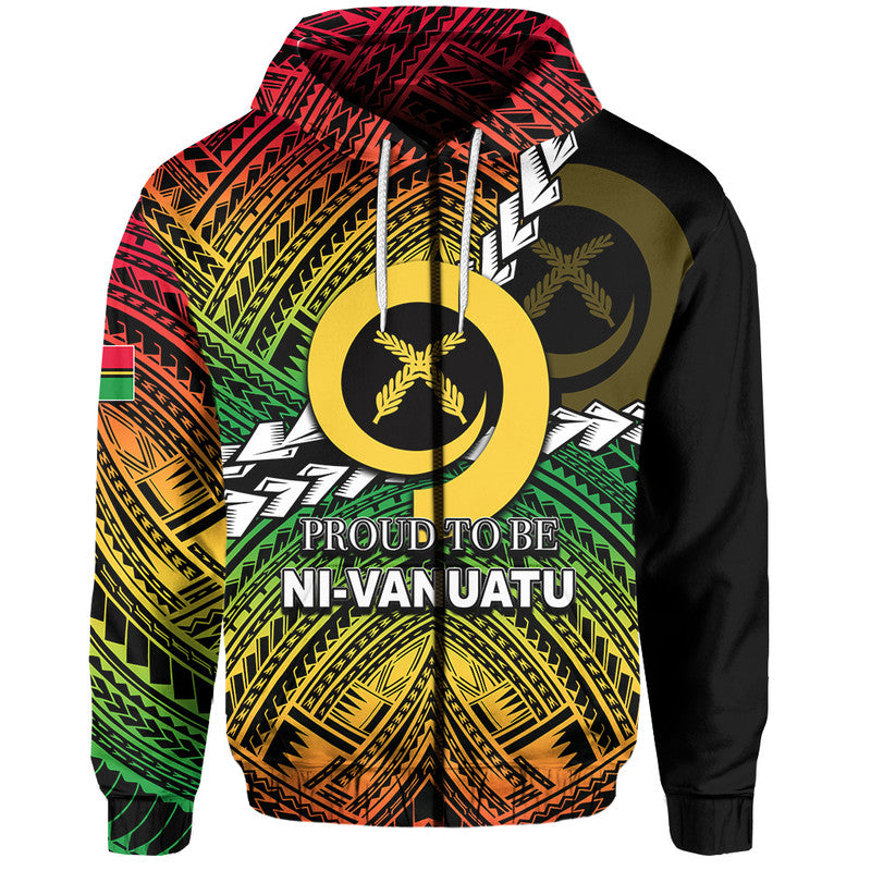 Custom Proud To Be Ni Vanuatu Hoodie LT6 - Polynesian Pride