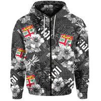 Fiji Hibiscus Hoodie Hawaii Style No.3 LT6 - Polynesian Pride