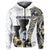 Custom Guam Chamorro Hoodie White Style LT6 - Polynesian Pride