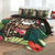 Hawaii Santa Claus Surf Christmas Pattern Quilt Bed Set - AH - Polynesian Pride