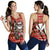 Hawaii Christmas Santa Claus Surf Racerback Tank - Fun Style - AH Red - Polynesian Pride