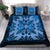 Hawaiian Quilt Double Breadfruit Bedding Set - AH Blue - Polynesian Pride