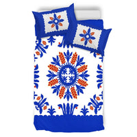 Hawaiian Quilt Heliconia Flowers Bedding Set - AH - Polynesian Pride